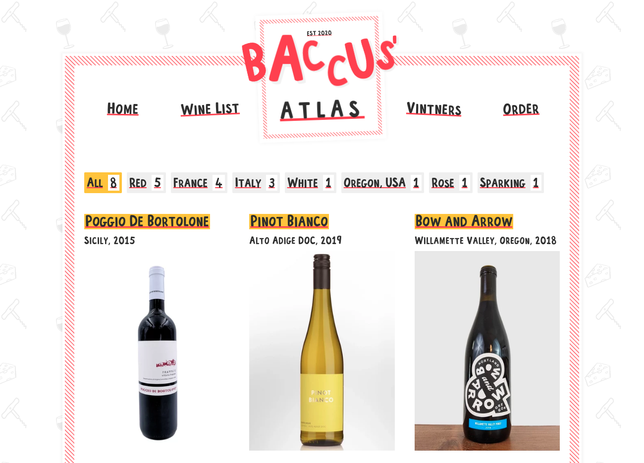 screenshot of project